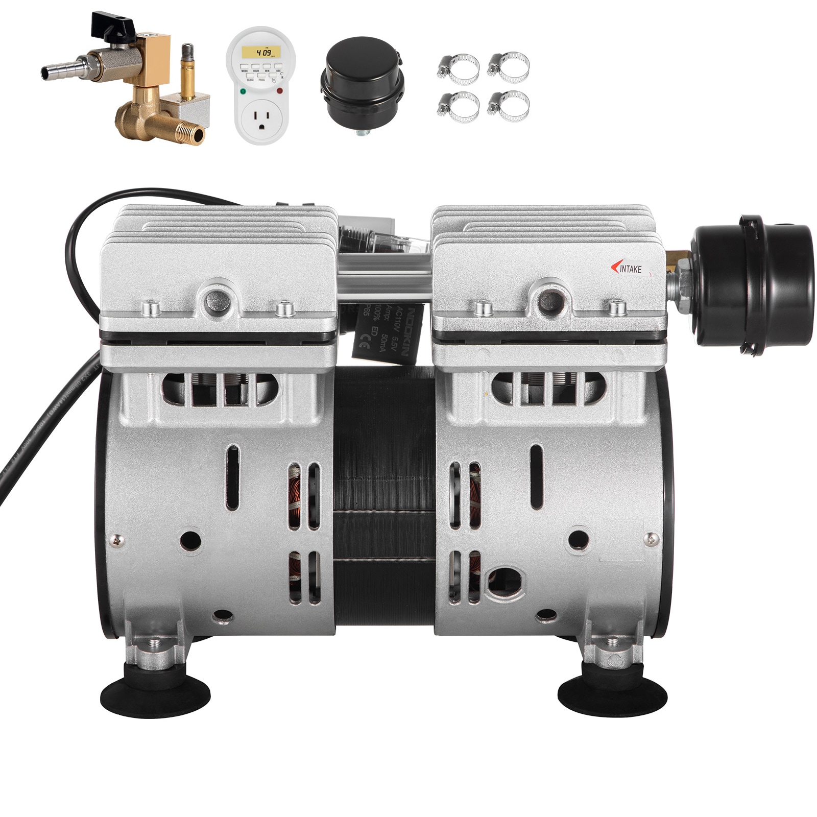 Pond Air Aerator Compressor With Timer For Deep Water Circulation_voghion.com